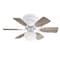 Westinghouse Petite 30" 6-Blade Wht Indoor Ceiling Fan w/Dimmable LED Light Fixture 7230800 - alternate 4